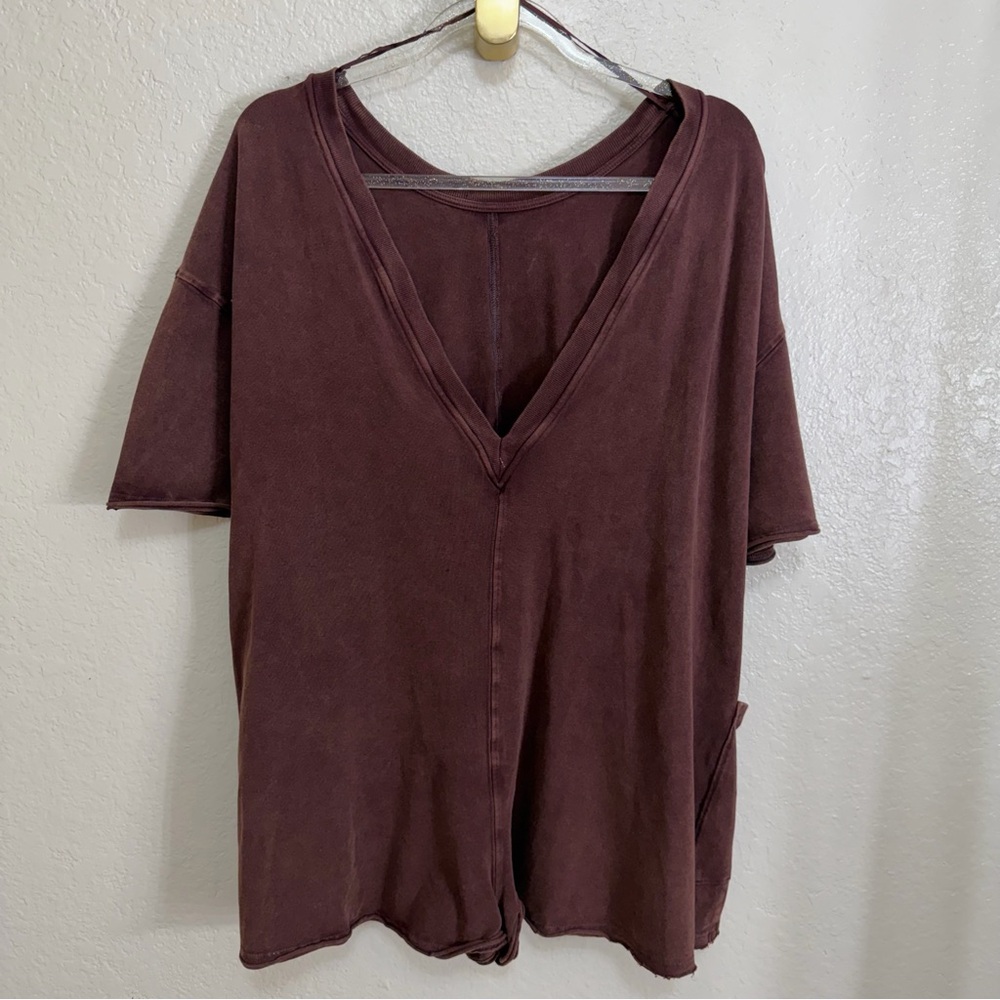 New Free People x FP Movement hot shot tee romper - Picture 9 of 11